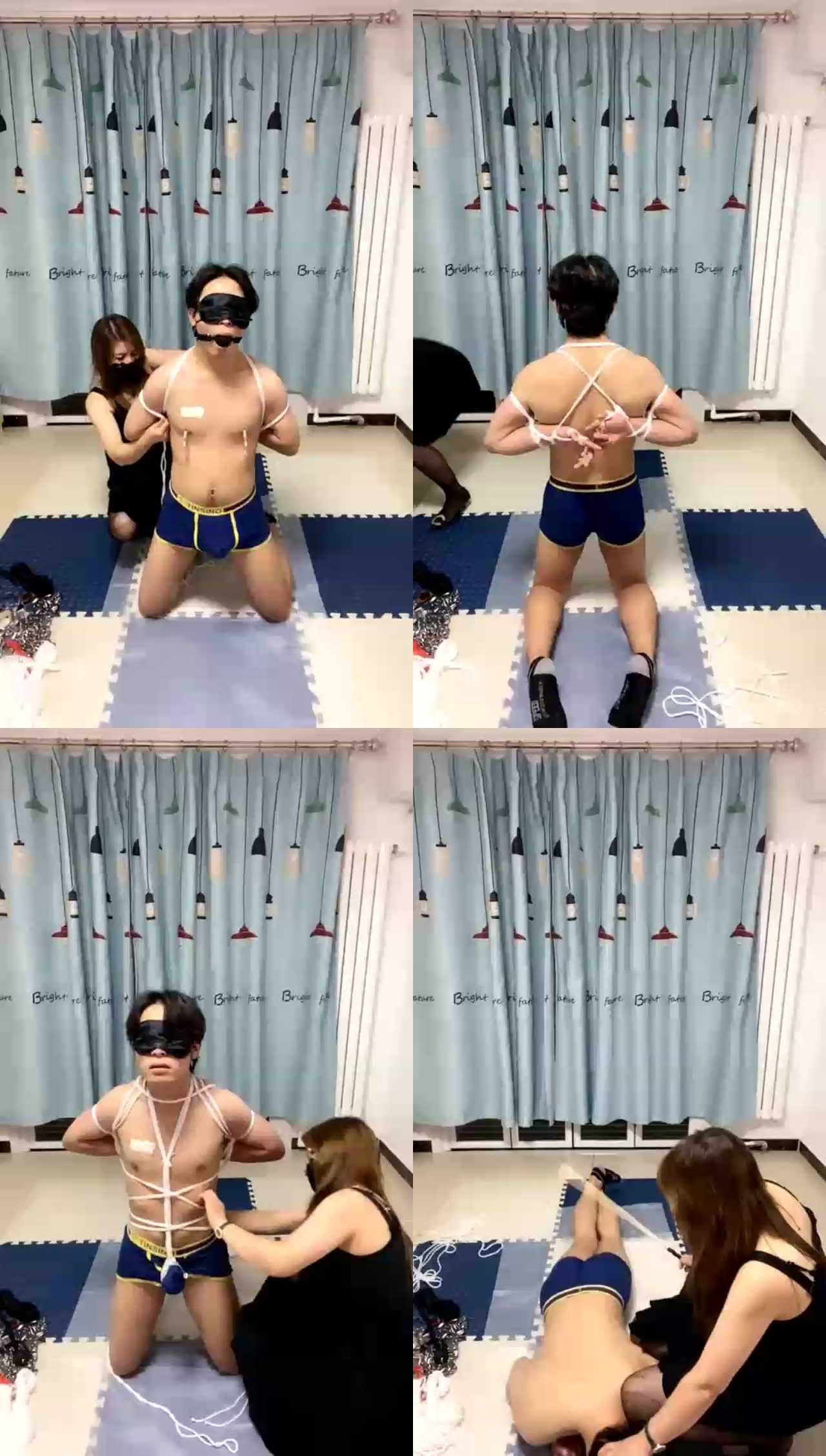 【天津捌爷S】上课，捆绑，爆菊花