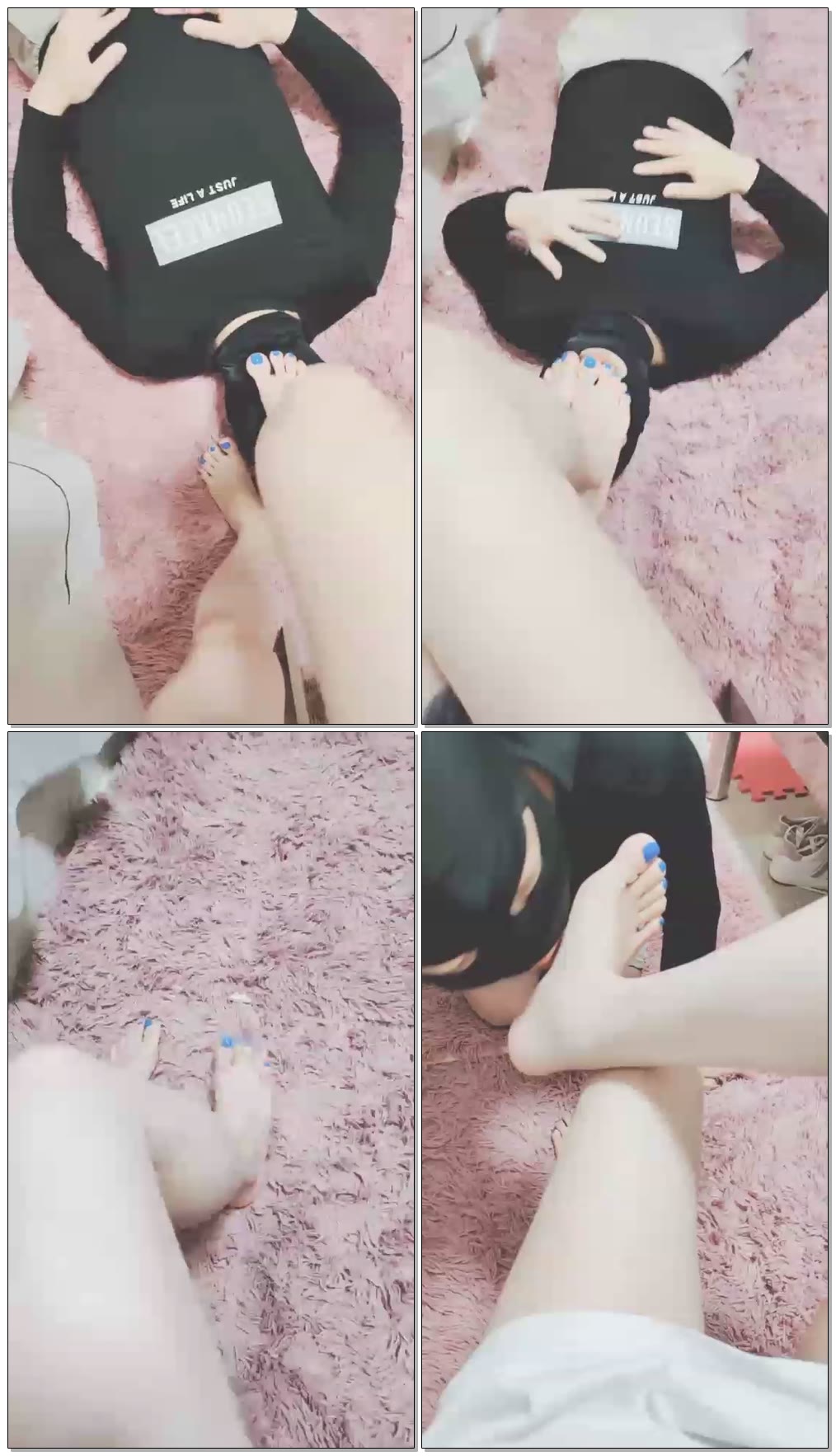 【灵竹】恋足脚室息