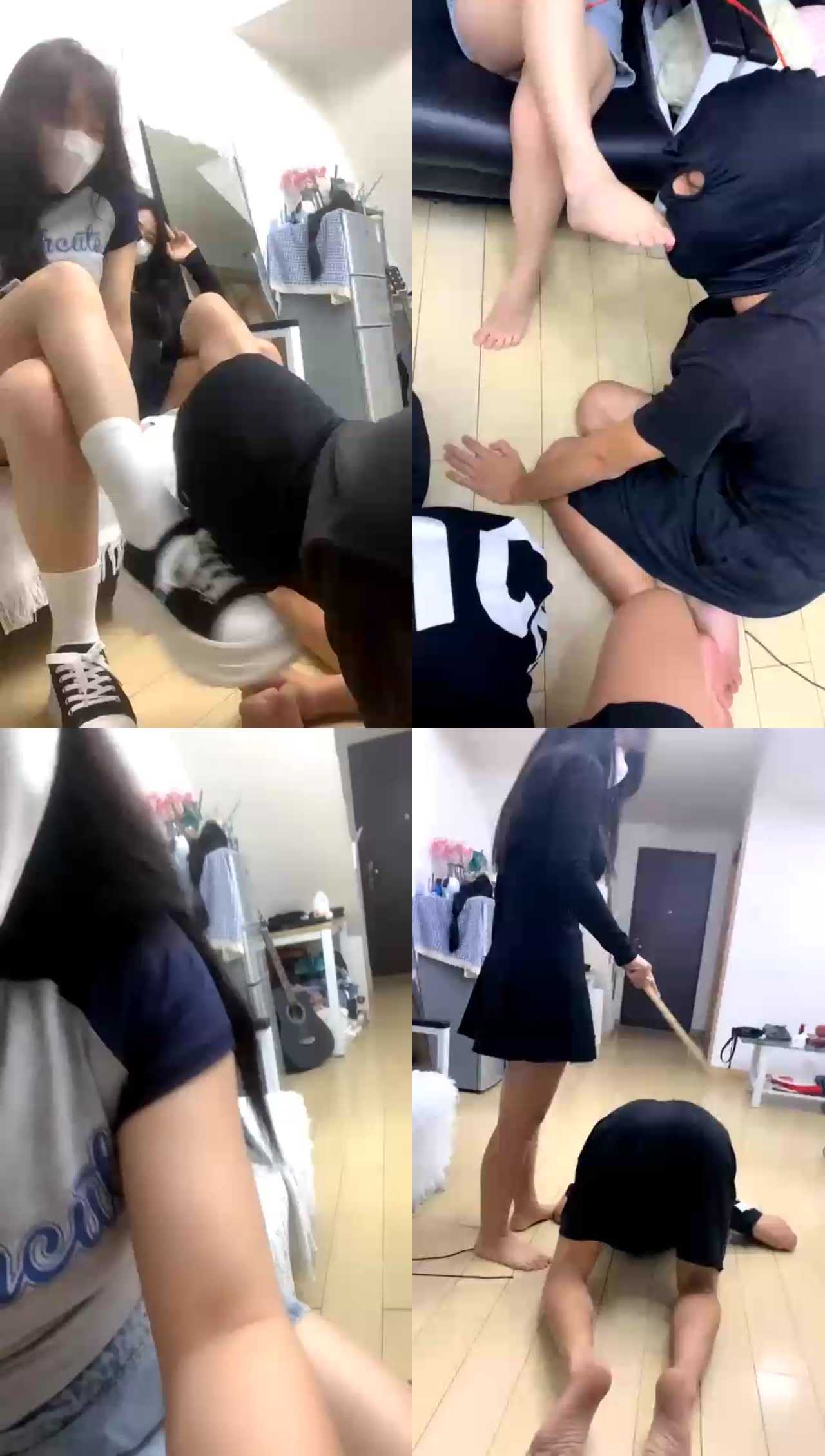 【婉婉s】首次调教，玩弄小狗无法自拔