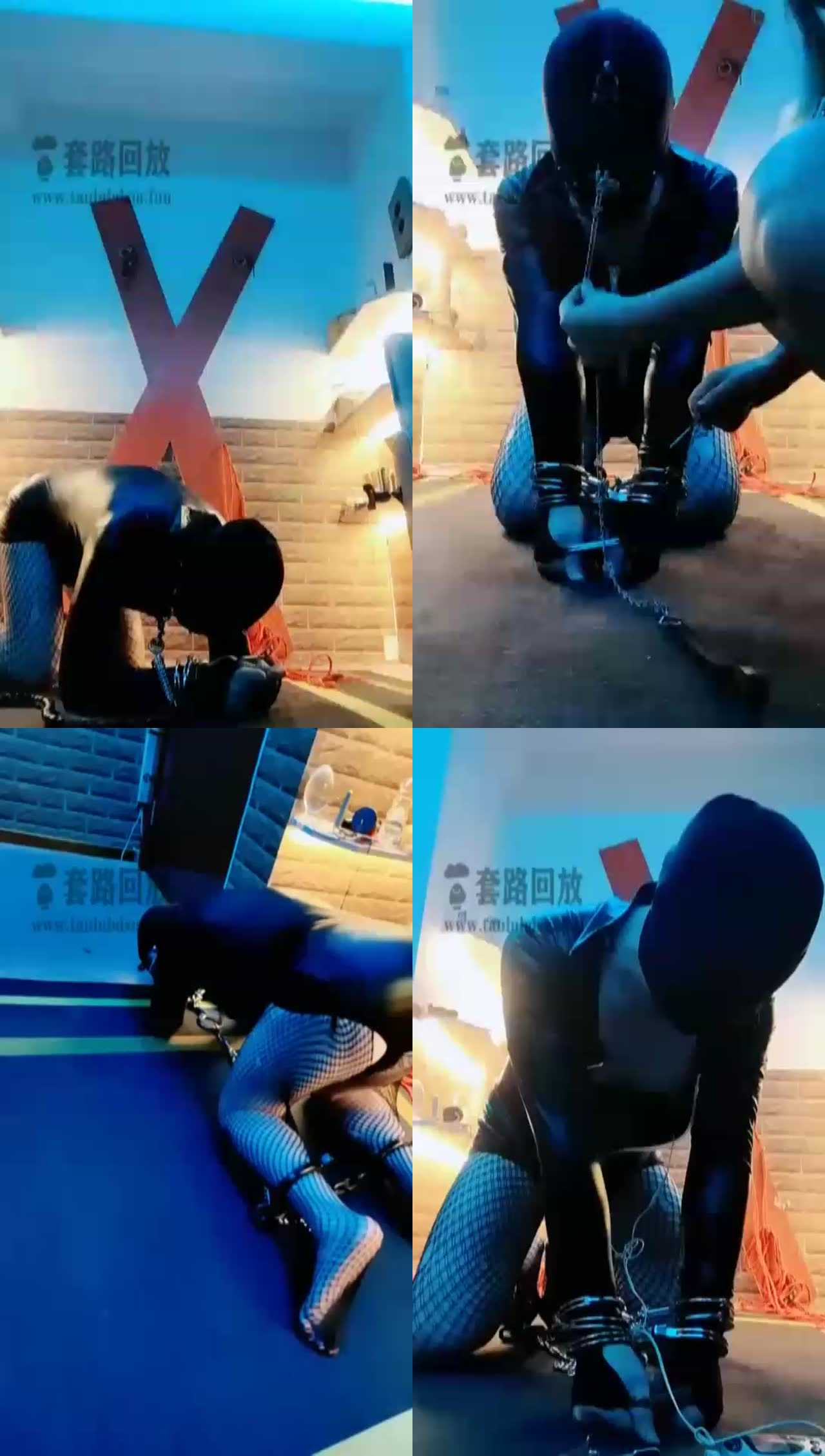 【东营天香百合】手拷，脚拷，虐乳虐耳电击