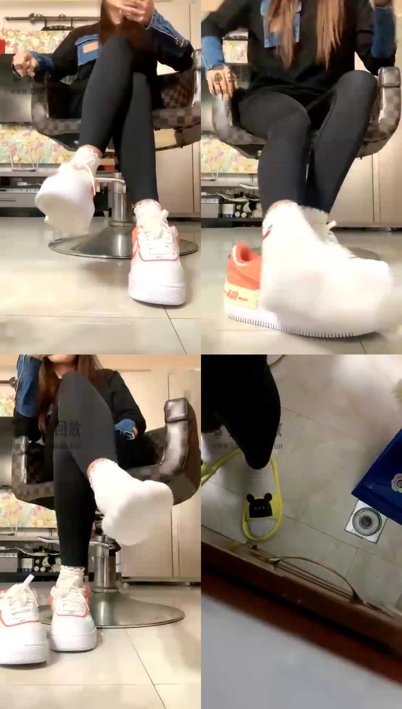 【仙姿大大】第一视角鞋底棉袜羞辱