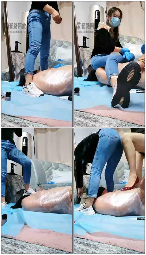 【杳杳小主s&薇薇vv】双主玩弄束缚狗（二）（已删视频）