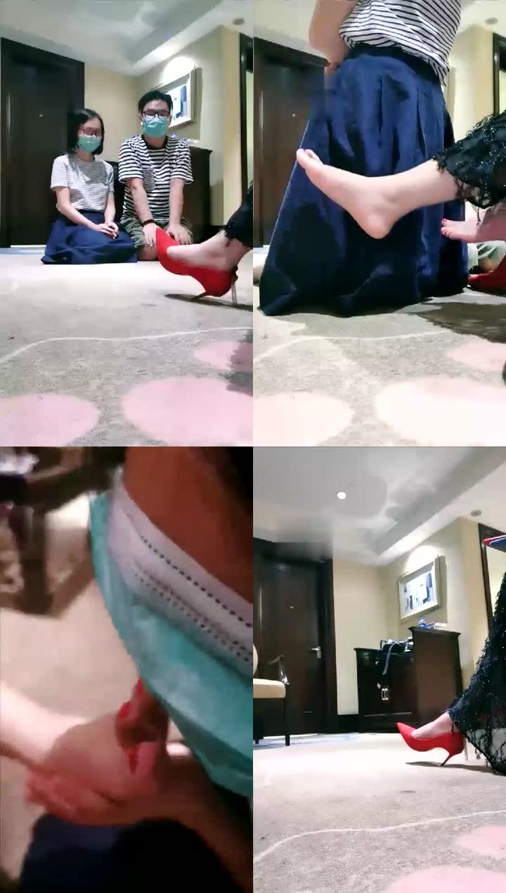 【安心女神】 夫妻奴首次拜见 下