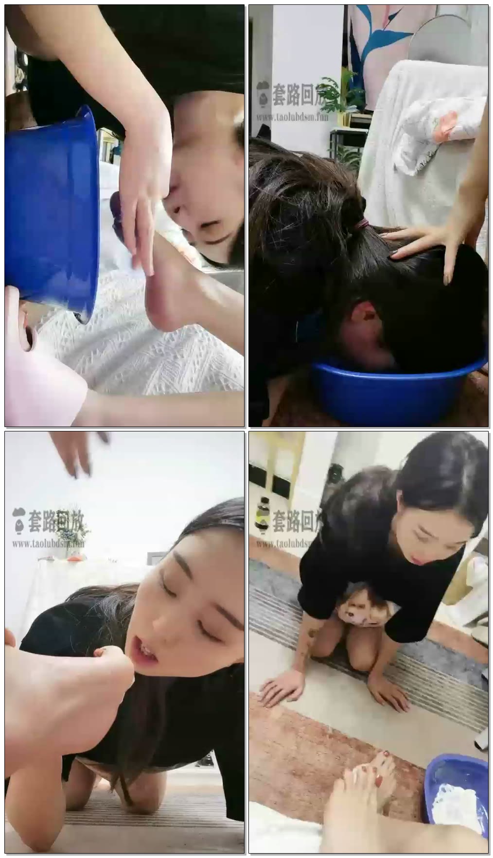 【沐夏大大】母狗洗脚舔脚喝洗脚水