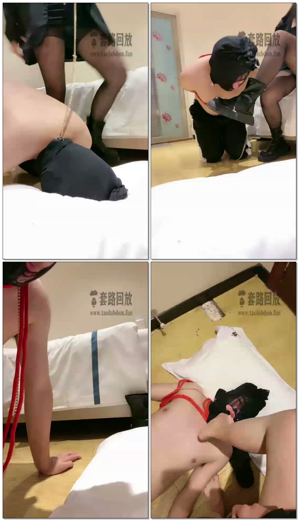 【甜依】调教全体重踩肚子捆绑圣水