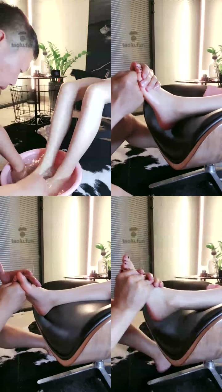 【懋琳Studio】 楼道TJ后洗脚