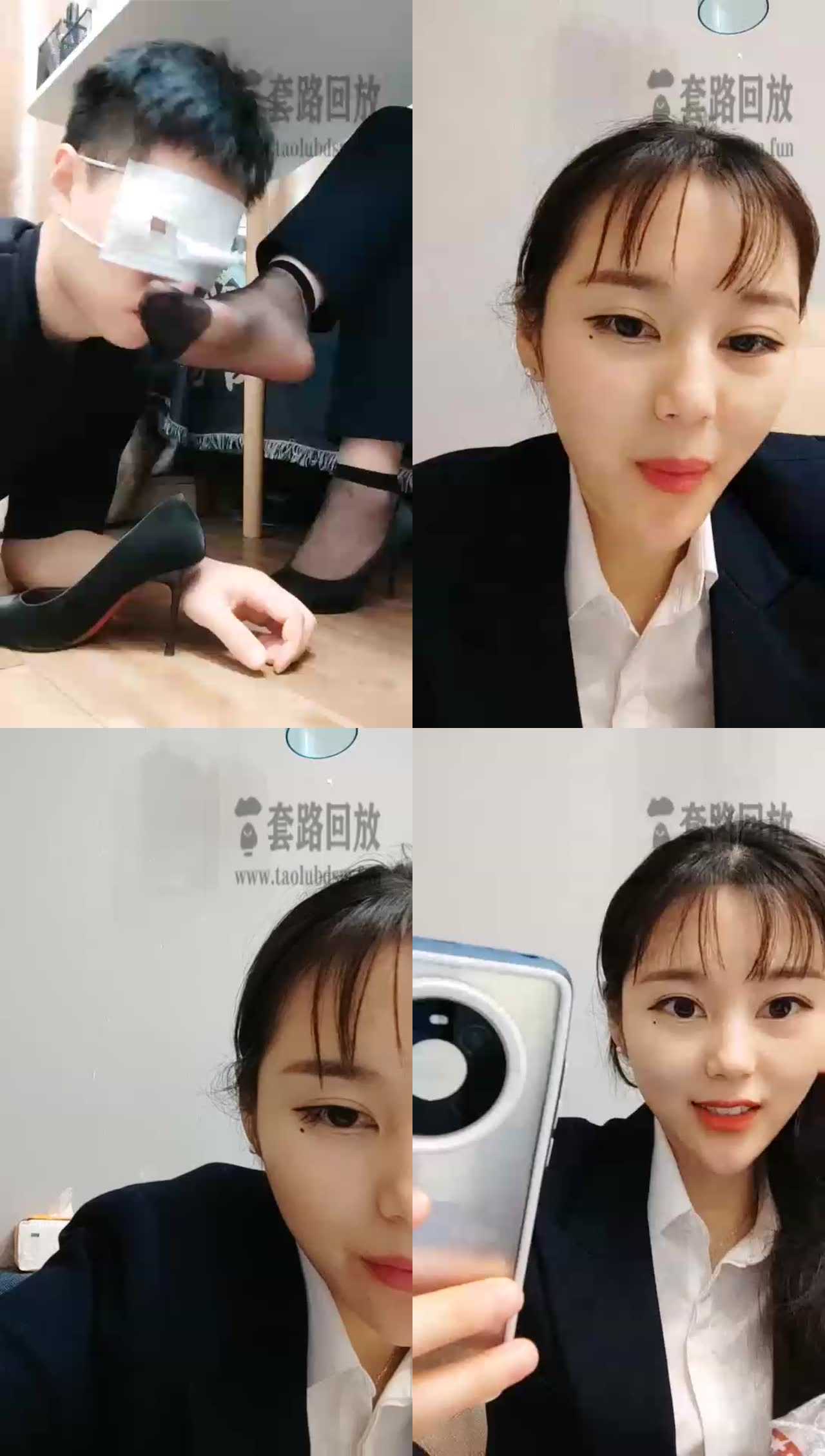 【御严s】（梵高）出汗黑丝原味，上班销售