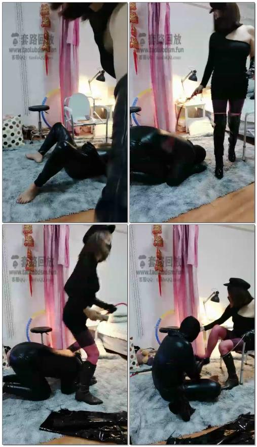 【乐爷】霸道女王皮靴暴力踢裆专场