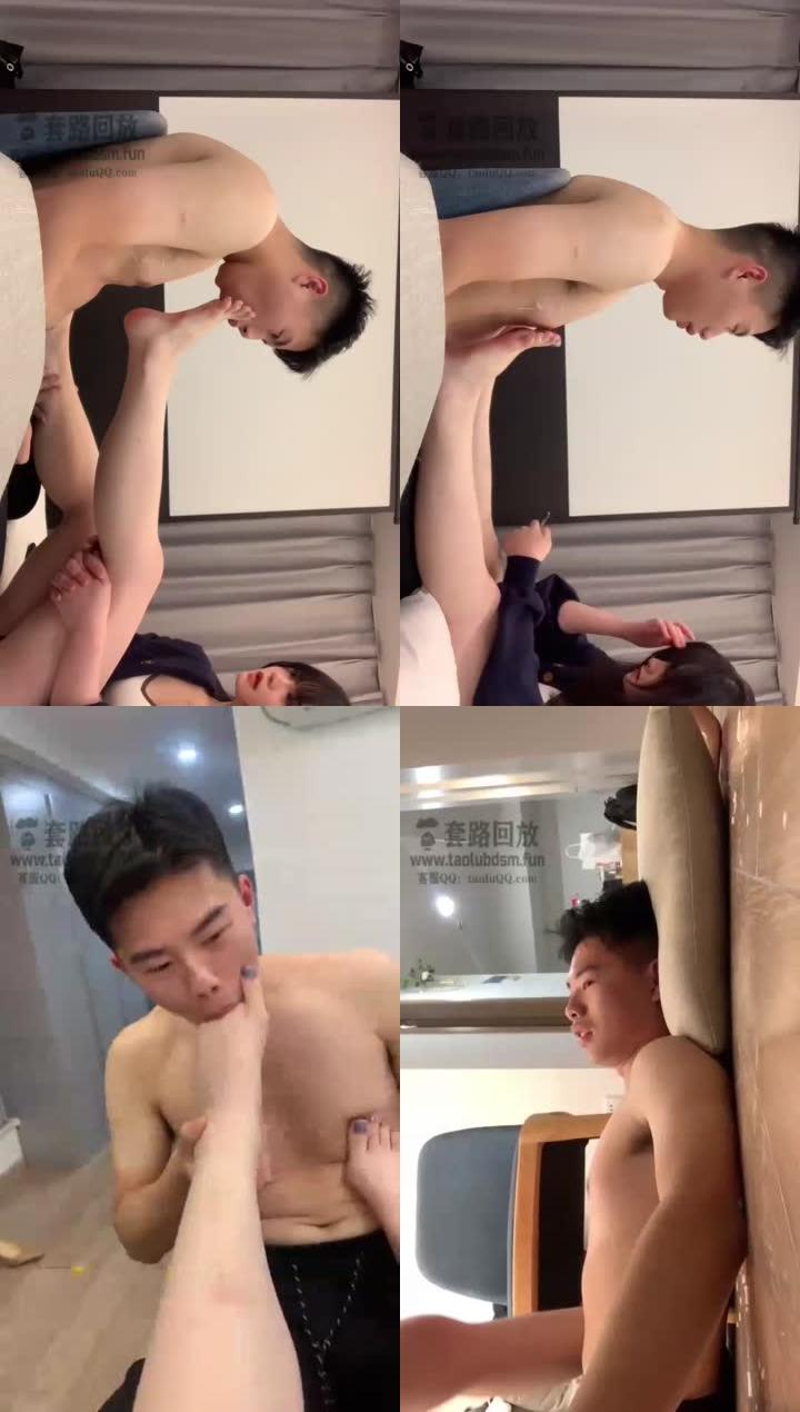 【木秋夜深了】500个耳光虐打之后的舔脚赏赐