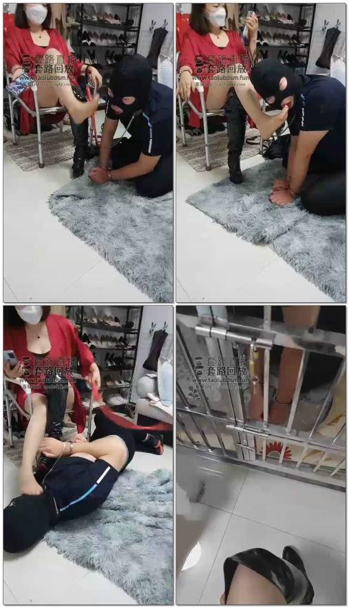 【西安乐姐s】圣诞节福利现场圣水黄金挑战圈养奴