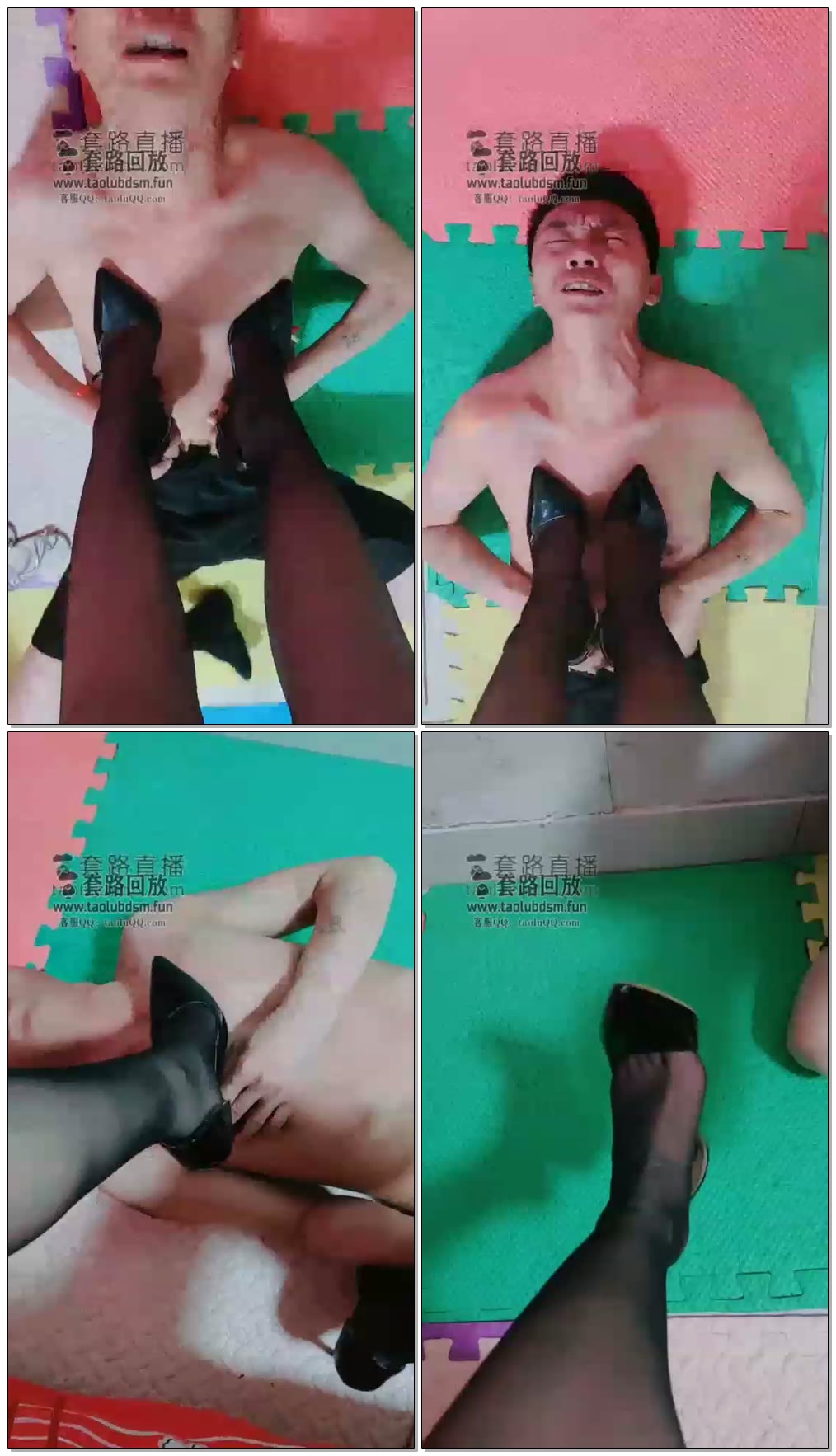 【魅影女神】锁上虐一顿狠的双层折磨（一）