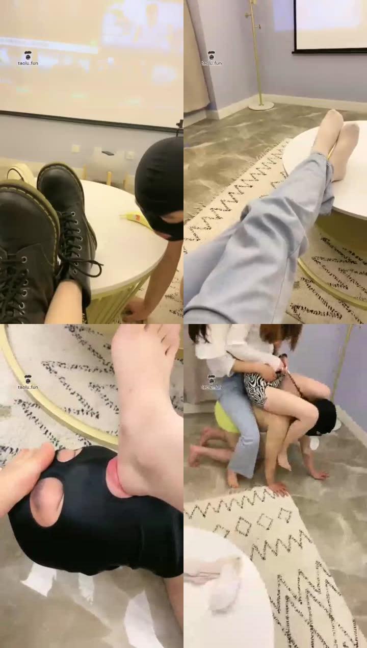 【星黛露】TJ：双美绝香脏鞋袜混合圣水浓痰残暴玩弄  口水