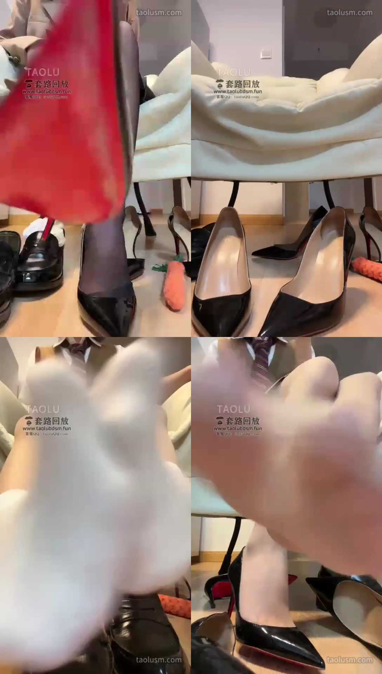 【绘子】第一视角榨精红绿灯高跟丝袜制服