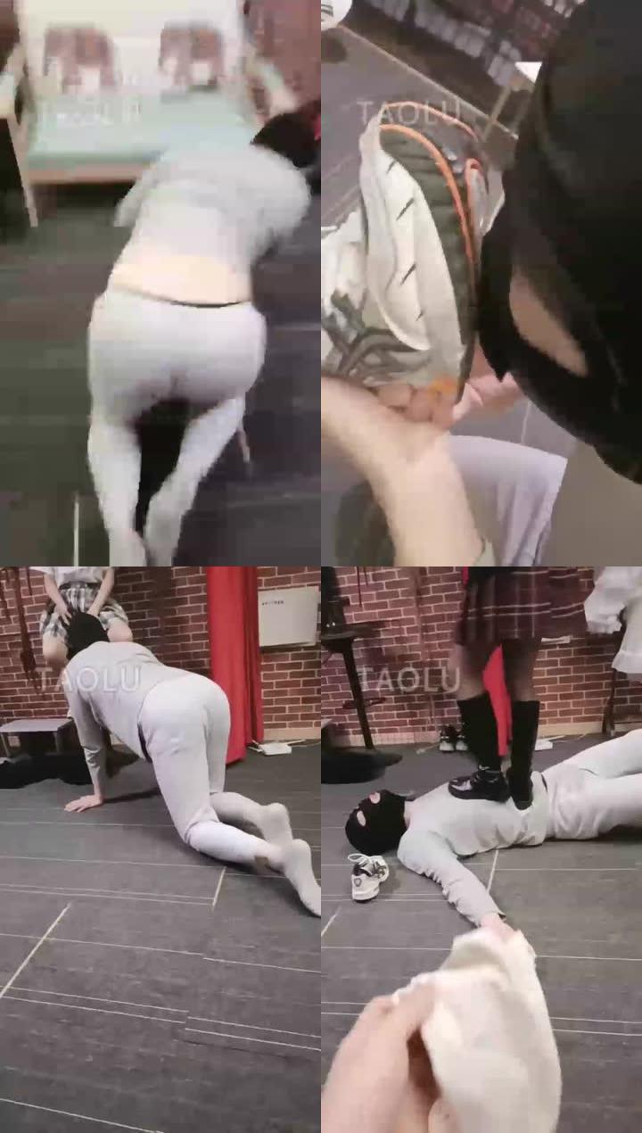 【桃江s】鞭打清理鞋底踢打