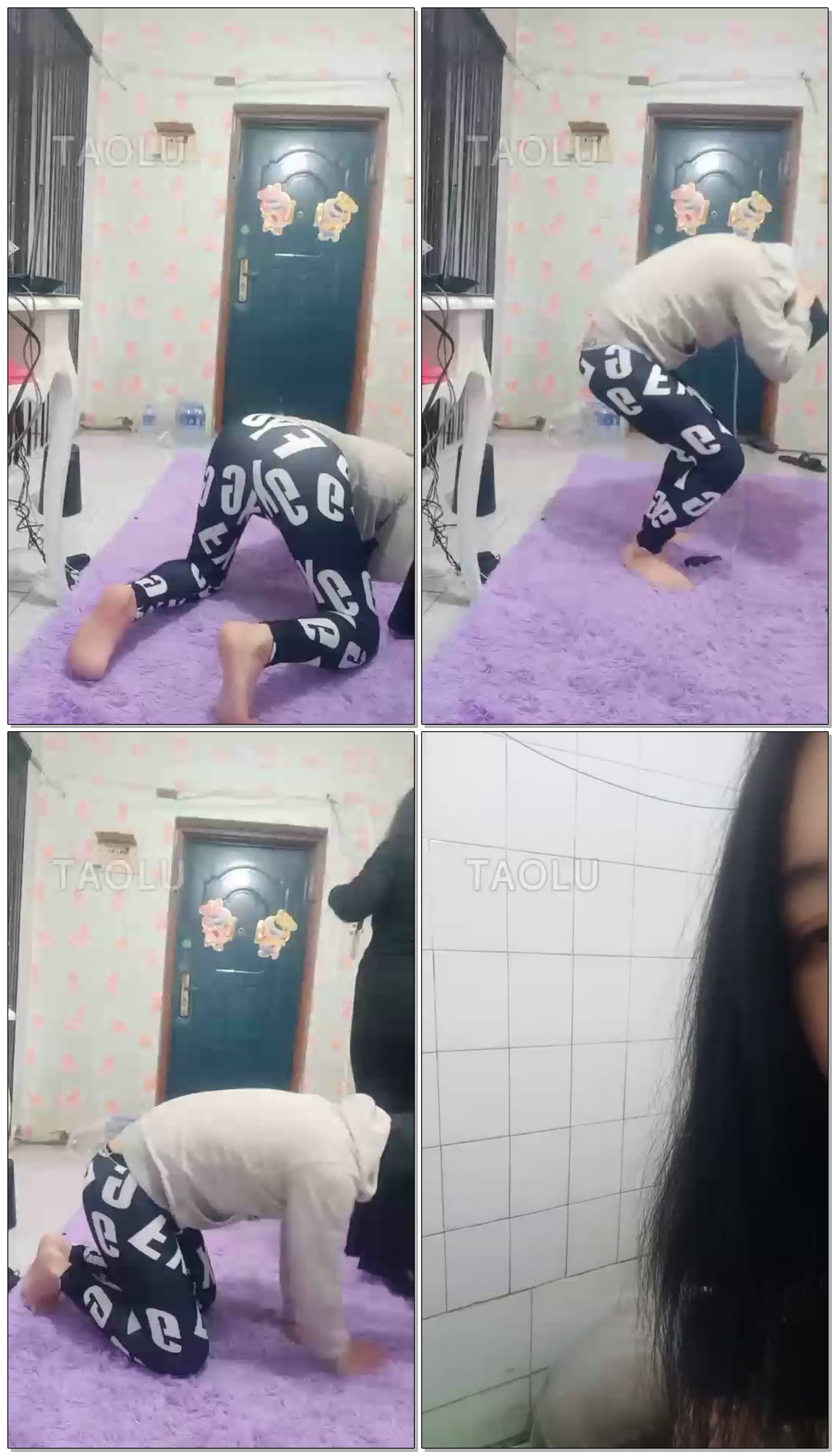 【大连娜神s】给吃完屎的狗冲澡