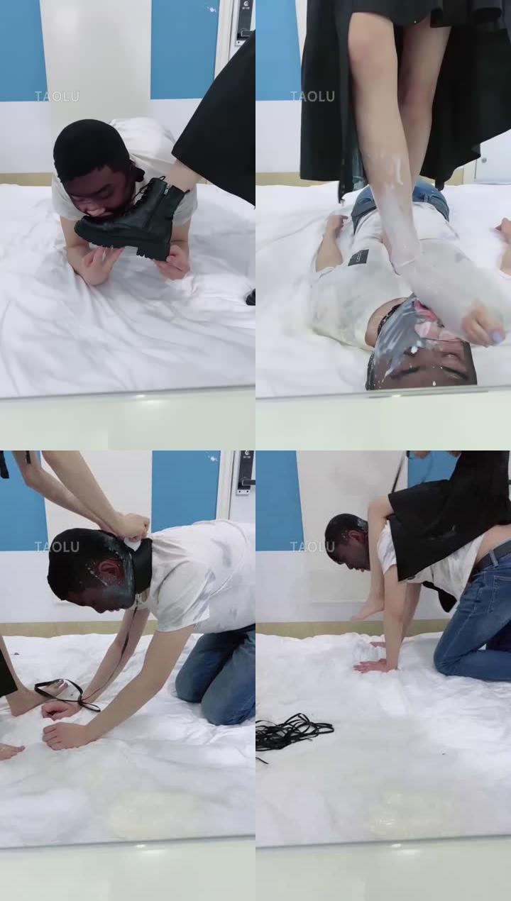 【玖玖呀】脚喂奶，深喉舔脚