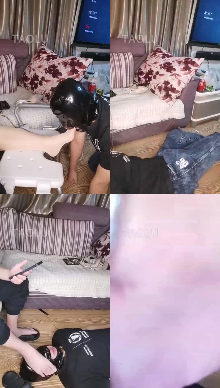【呆呆的小羊】圣水调教耳光