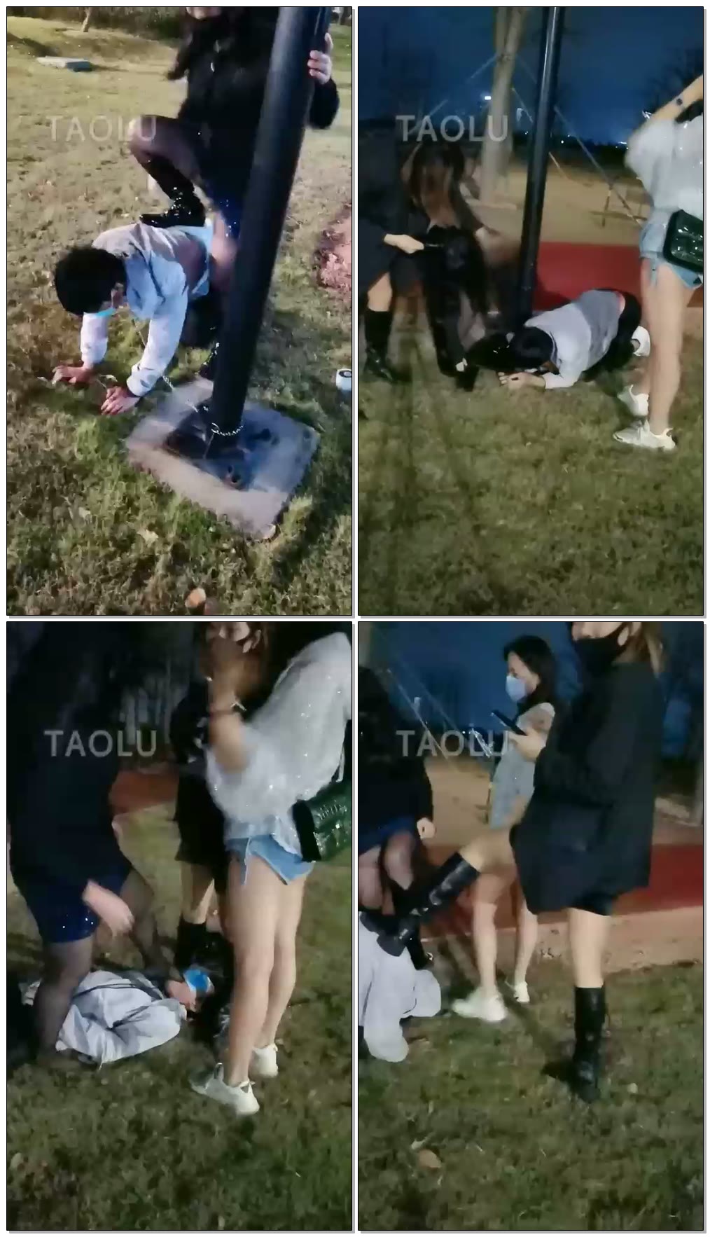 【丹祖宗S&莫妮卡s】双S户外玩公母狗+母狗玩公狗