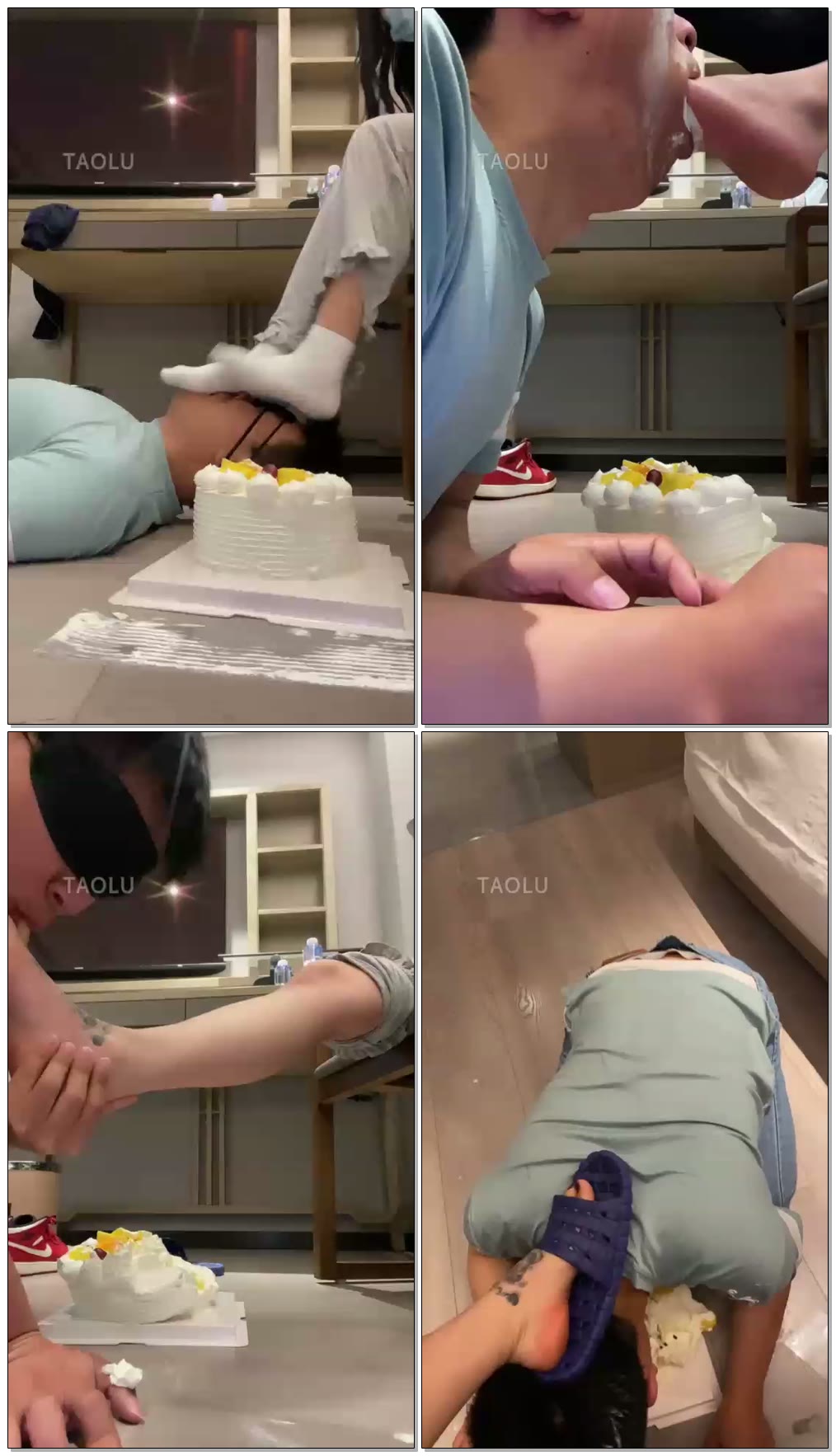 【不知名美女】恋足调教鞋底脚底喂食