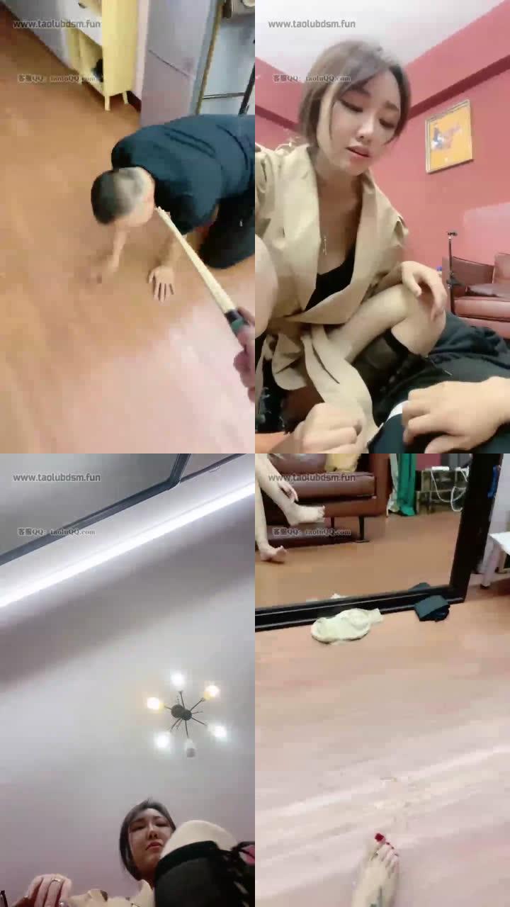 【小祖宗】调教鞋奴舔脚深喉