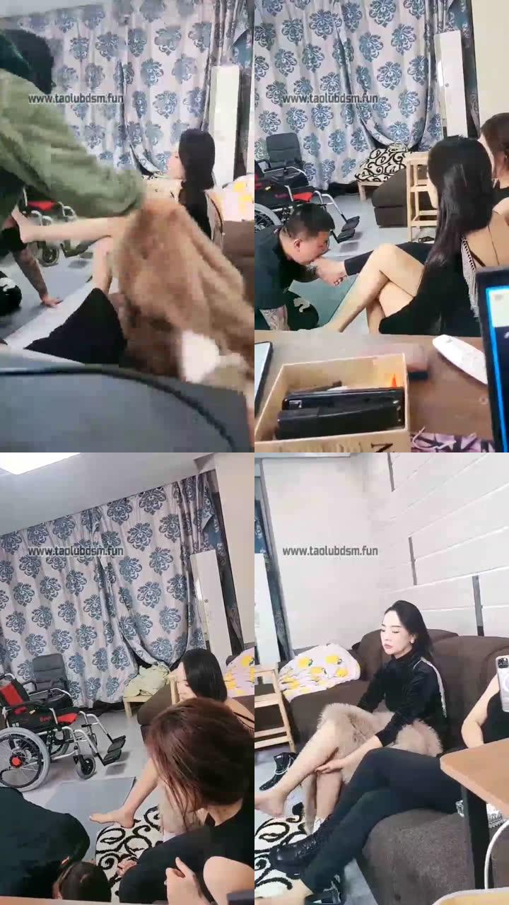【小顽皮嘻嘻】首次调教脚奴伺候我
