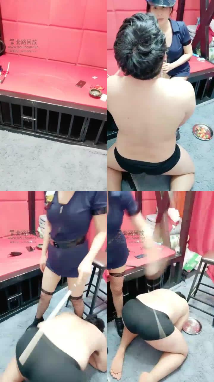 【颜竹】剧情制服调教外国狗