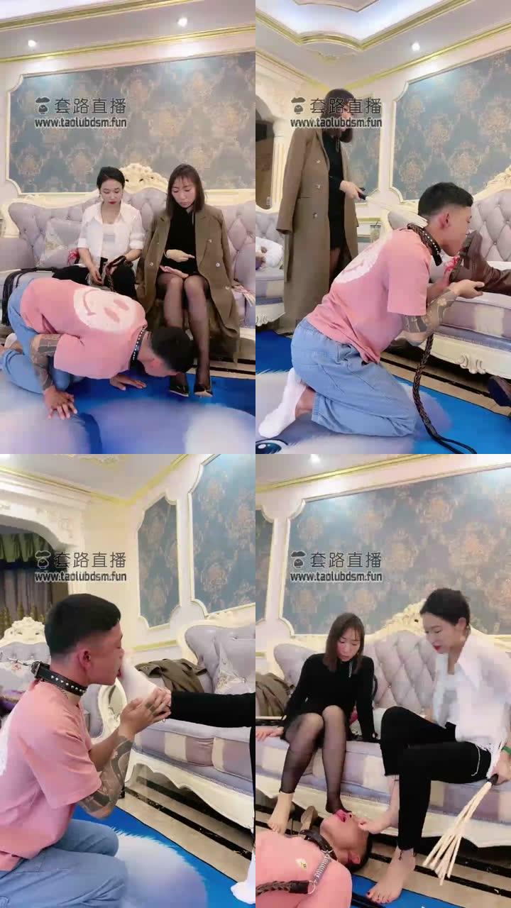 【鑫儿教头】带素人闺蜜调教汪懵b了