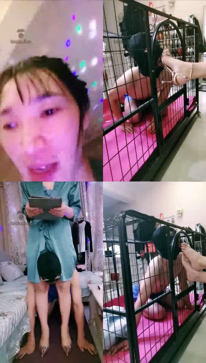 【傲雪】裸足脏鞋底骑脖子释放羞辱场