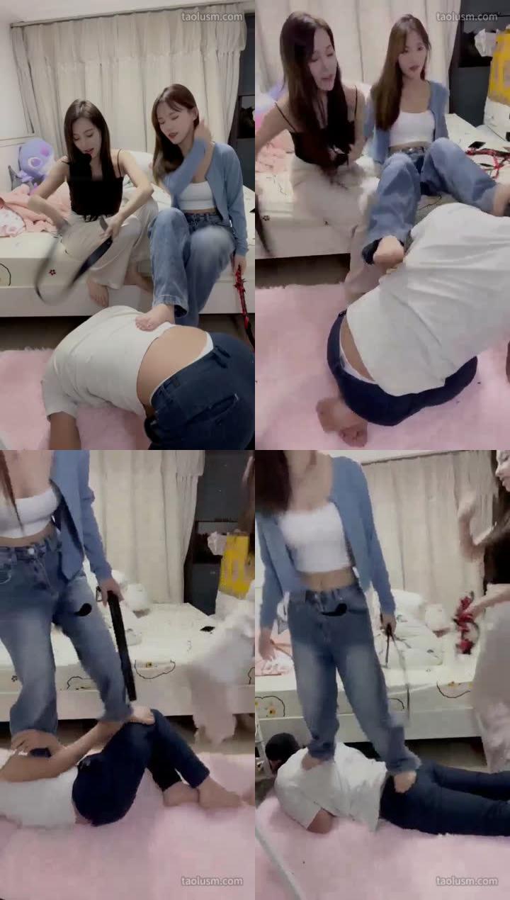 【C爷】两个女王调教骚狗