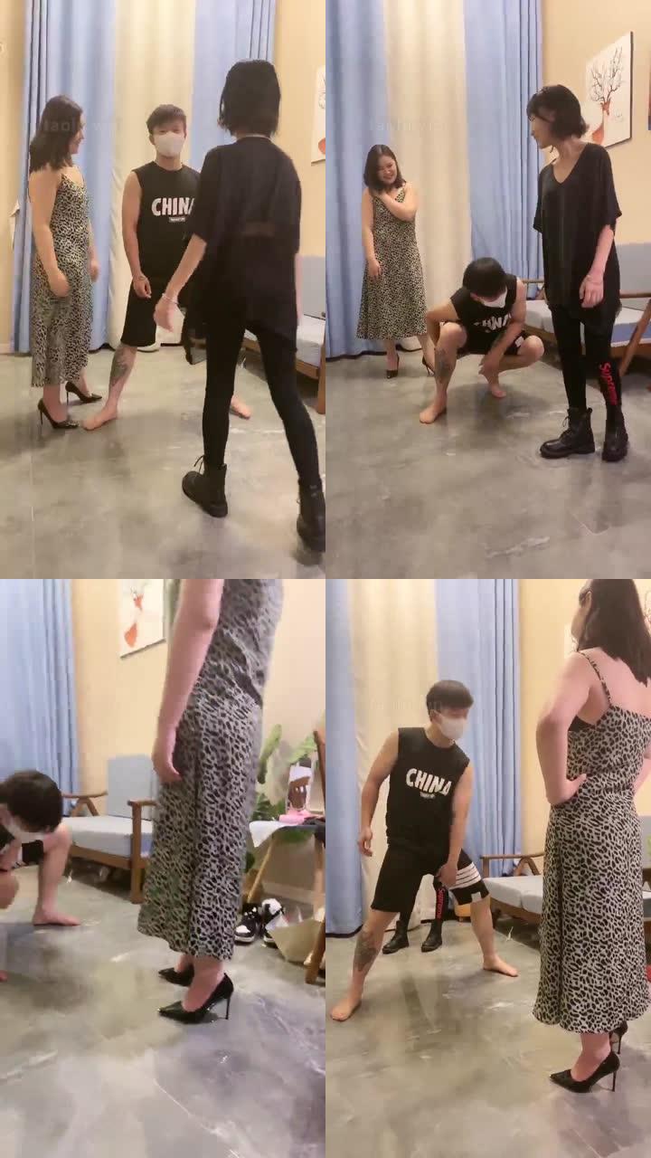 【柔儿】双主前后踢裆