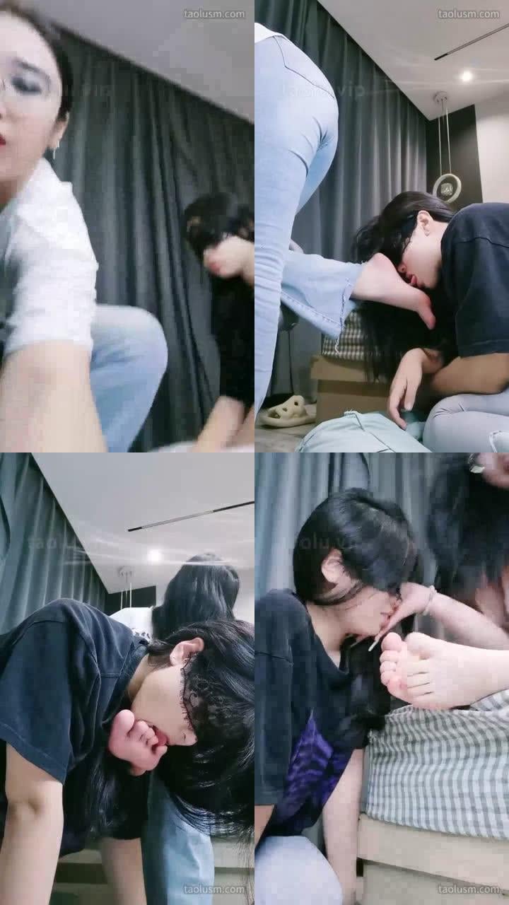 【小羊】女奴清理鞋底