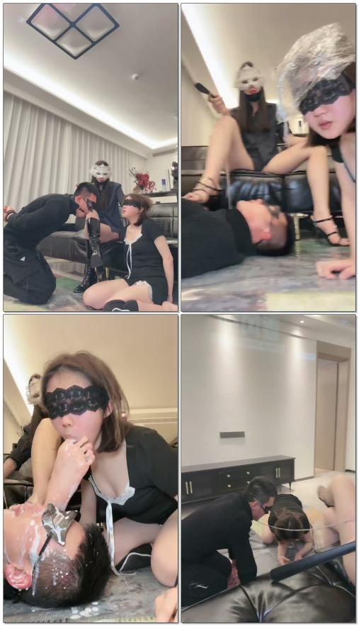 【妆主大大】你的女神是我的母狗