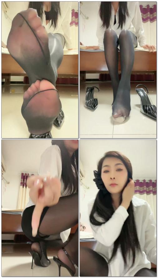 【喵主S】第一视角油亮黑丝早泄红绿灯