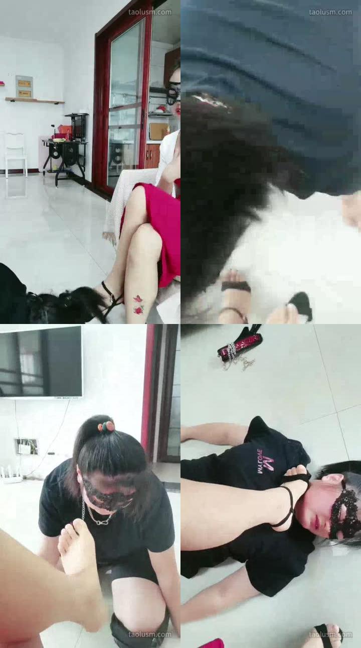 【凌儿女神】酸奶洗玉足，高跟踩脖子，脚耳光