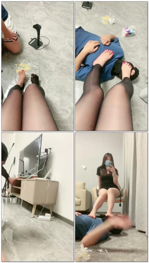 【小甜泡泡s】调教喂食耳光