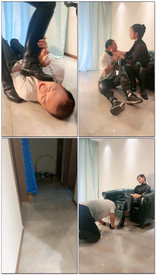 【爱丽丝S】酷刑拷问大马靴伺候虐奴圣水鞋底喂食