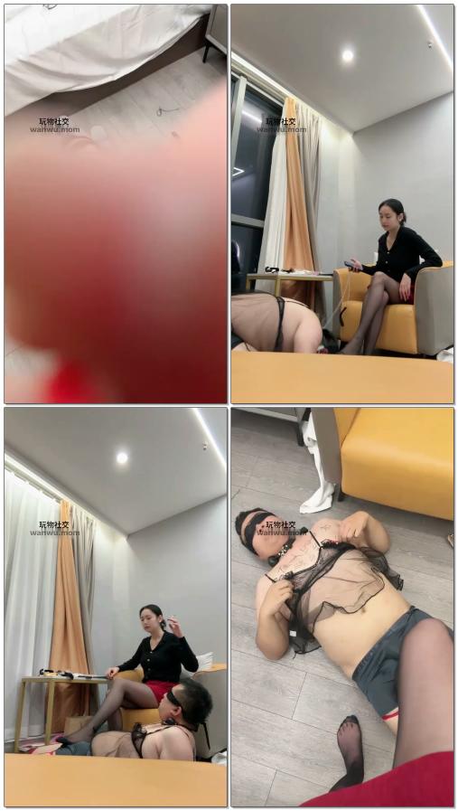 【佳禾】友情调九月榜一高跟踩舔脚