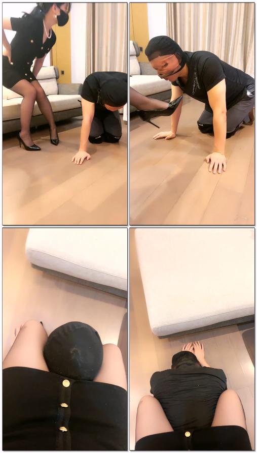 【婉婷殿下】调下贱狗畜牲