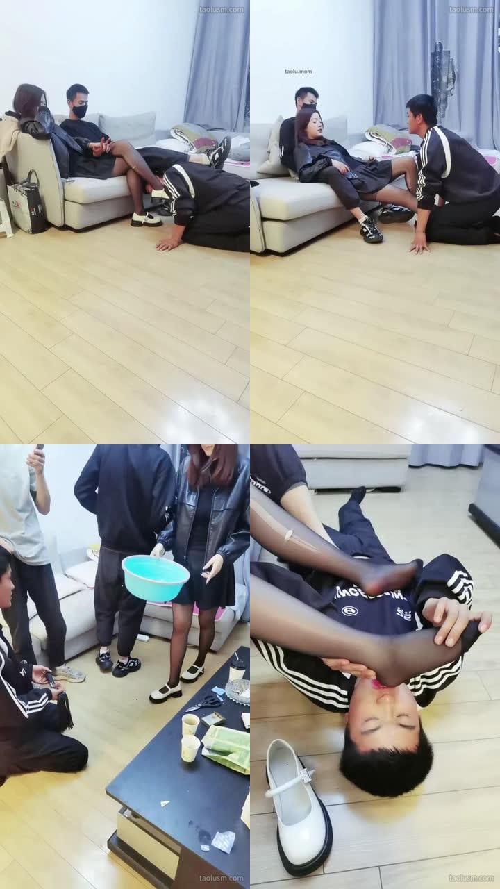 【西北傻子】男女混合圣水浓痰吃套拖鞋抽脸