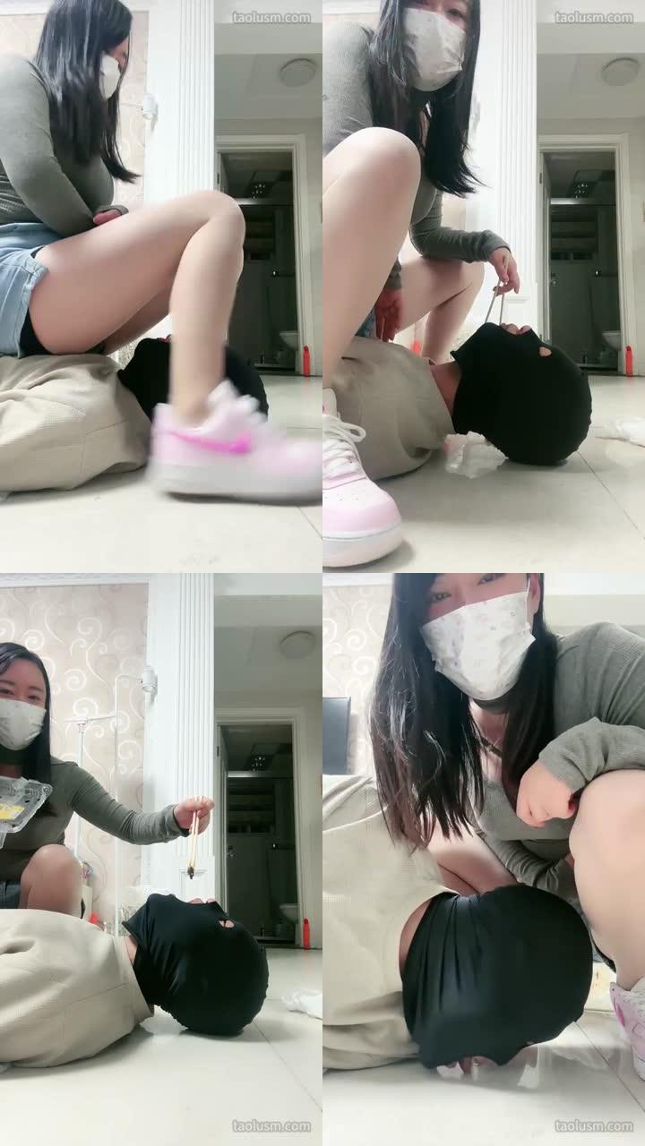【桃子老师】TJ吃咖喱饭