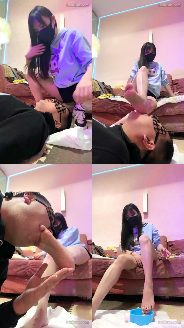 【重庆伊晨s】恋足专场会舔脚的狗才是好狗