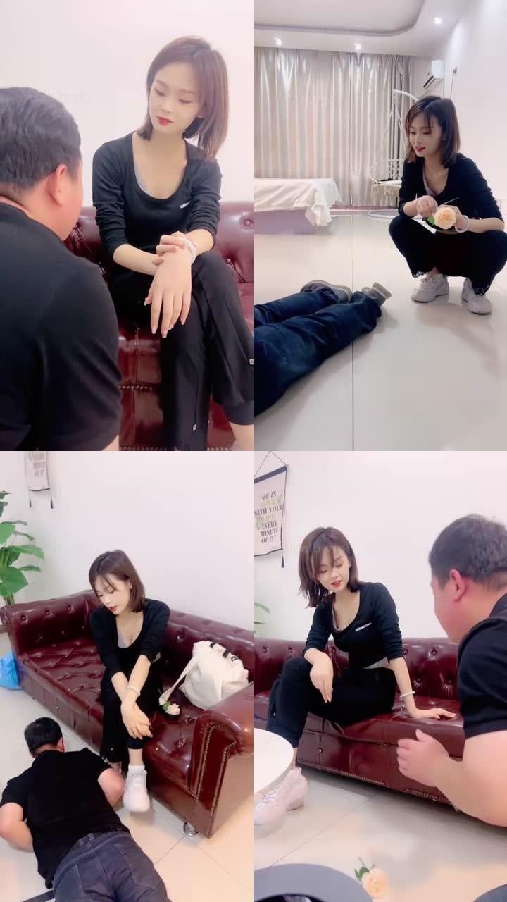 【冷鸢大大】重度耳光/小白鞋踩踏/转胯揪耳朵/坐脸窒息