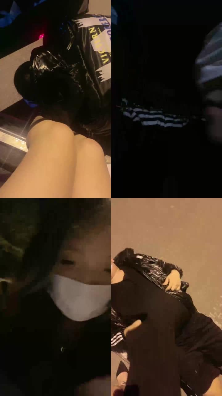 【开发素人】户外调公母狗