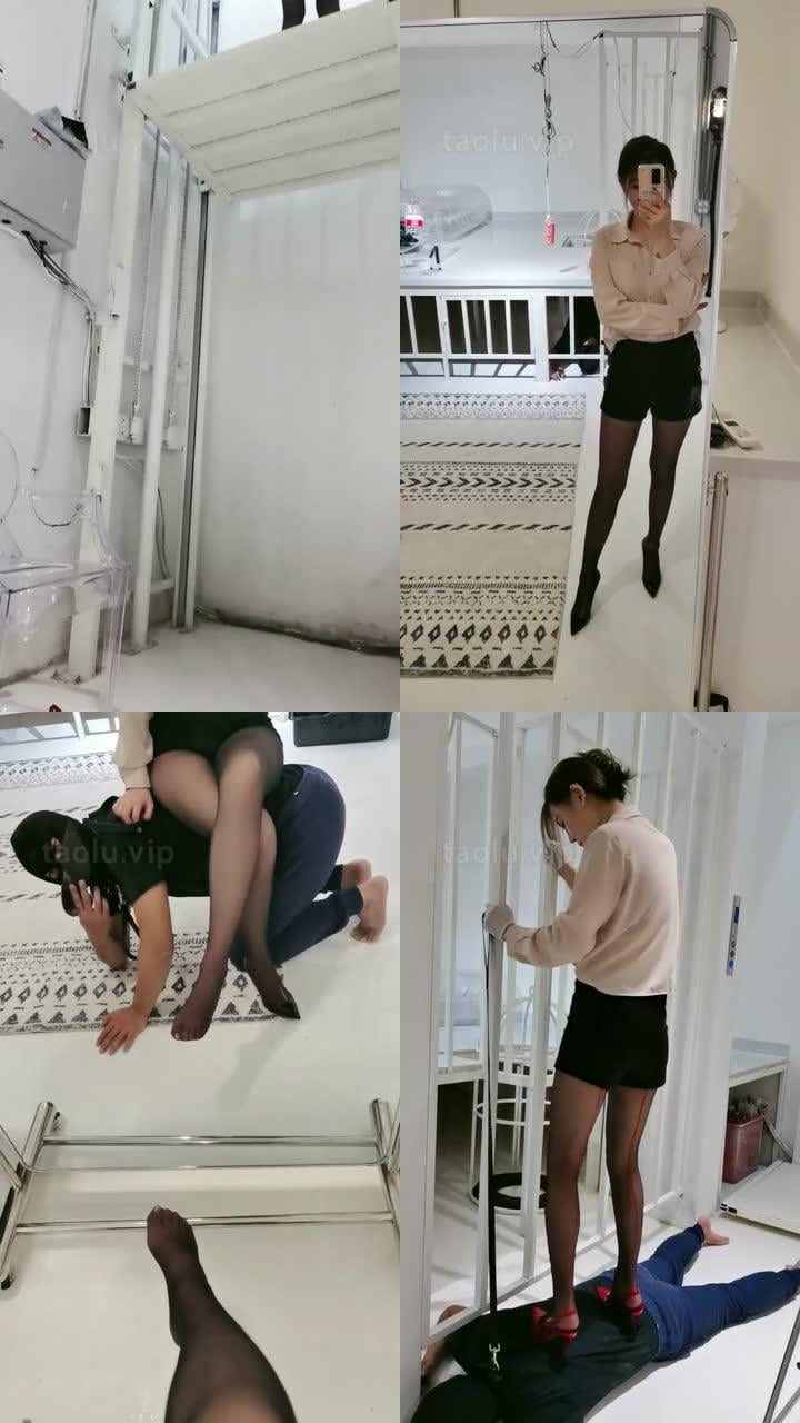 【宇婉莹】圈养犬化/皮鞋黑丝闻舔/高跟踩踏【下】