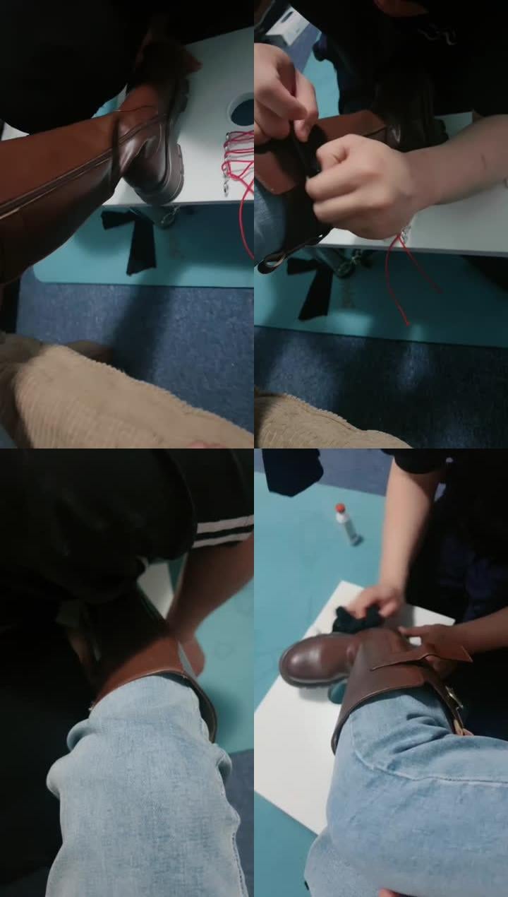 【董小姐】用狗舌保养主人的长靴
