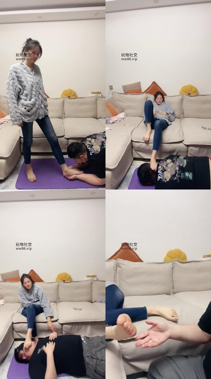 【埋汰】把贱奴当做瑜伽垫