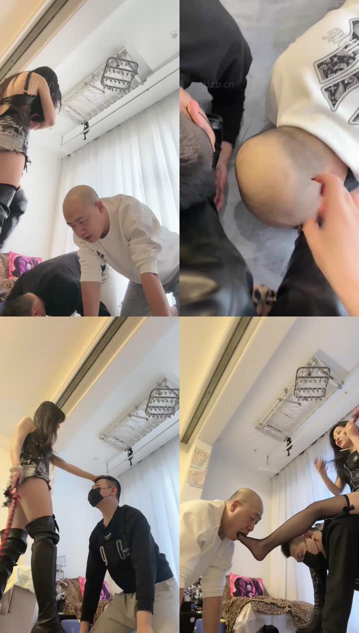 【莫吉托】性感S长靴虐-双刑奴的悲惨生活