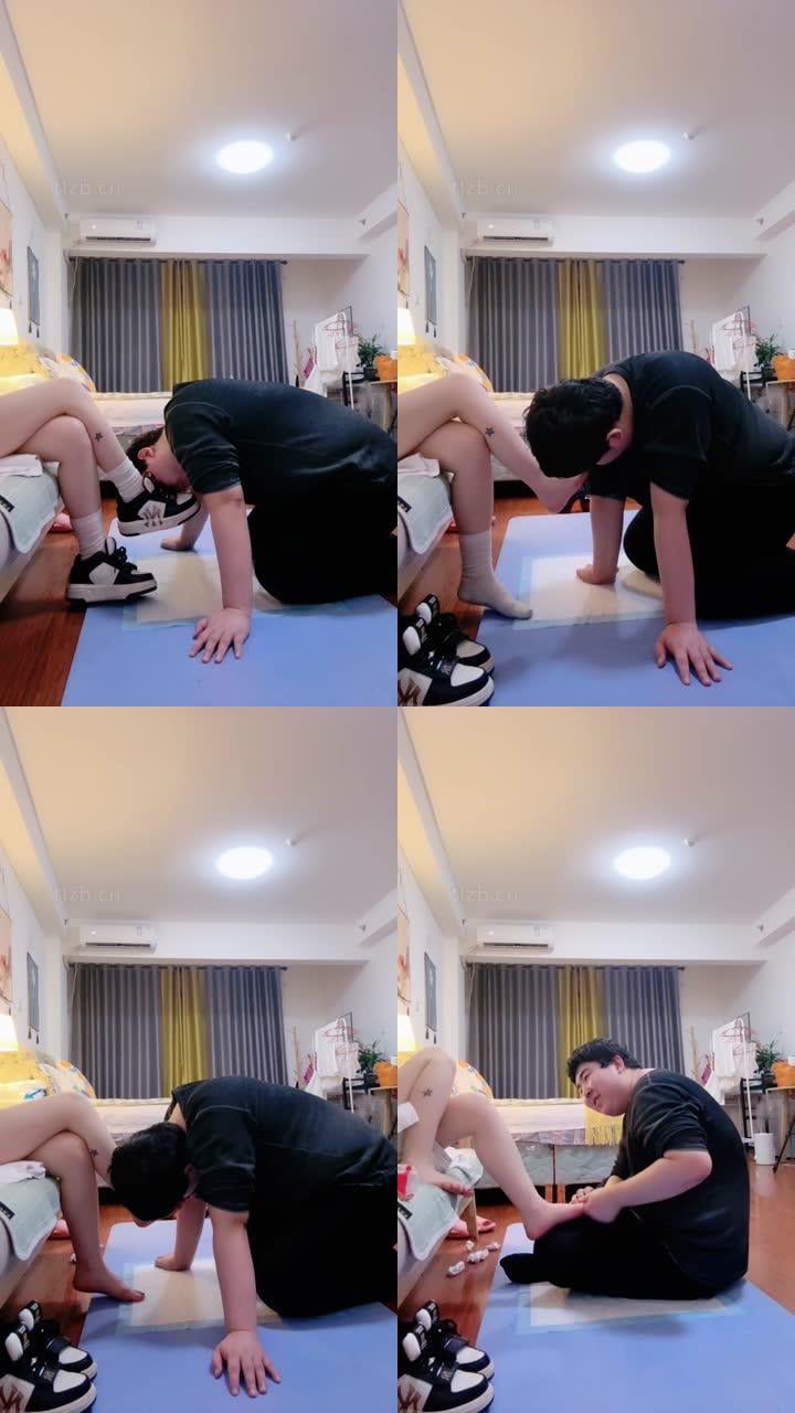 【不期而遇】足疗师上线-恋足小狗-赏赐超大杯圣水