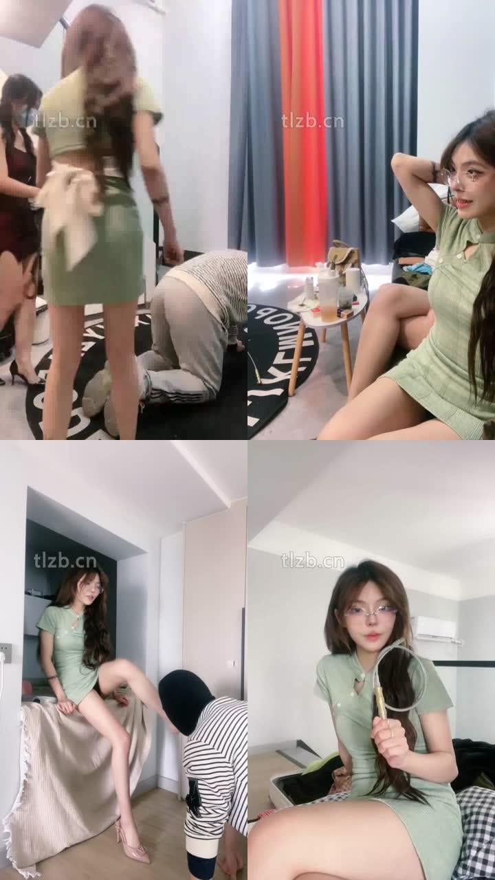 【智恩】双女S高跟旗袍-骑马鞭打/双人踩踏/耳光sp