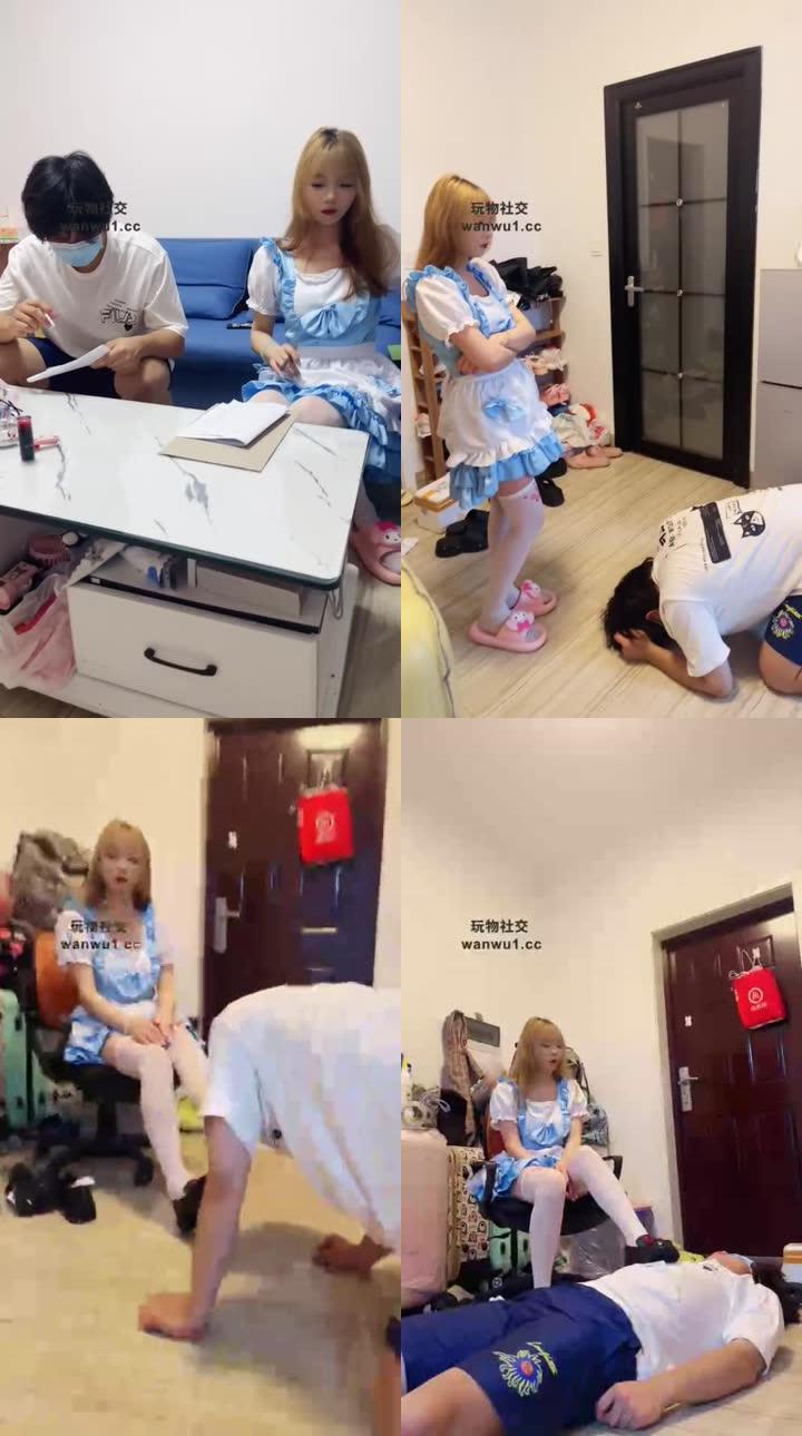 【小妍】剧情-洛丽塔发现恋足狗后【完整版】